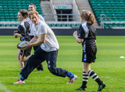 Prince Harry, Patron of the Rugby Football Union (RFU) All Schools Programme