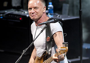 Sting in concert in Marbella.