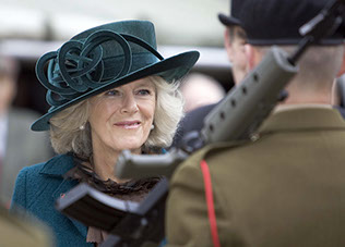 HRH The Duchess of Cornwall attends the 65th aniversary of the battle of Alamein at the 
